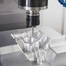 قطعهی تولید شده با استفاده از ماشین CNC